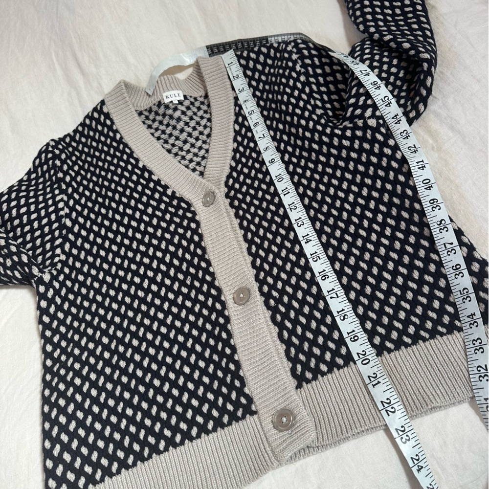 KULE Barton Cardigan in Navy Size Medium - Picture 10 of 11